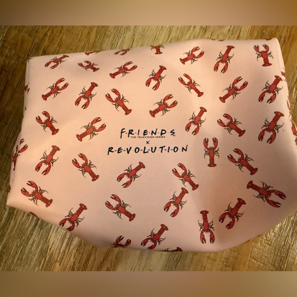 Revolution Handbags - Revolution Pink Lobster Pattern Pouch
